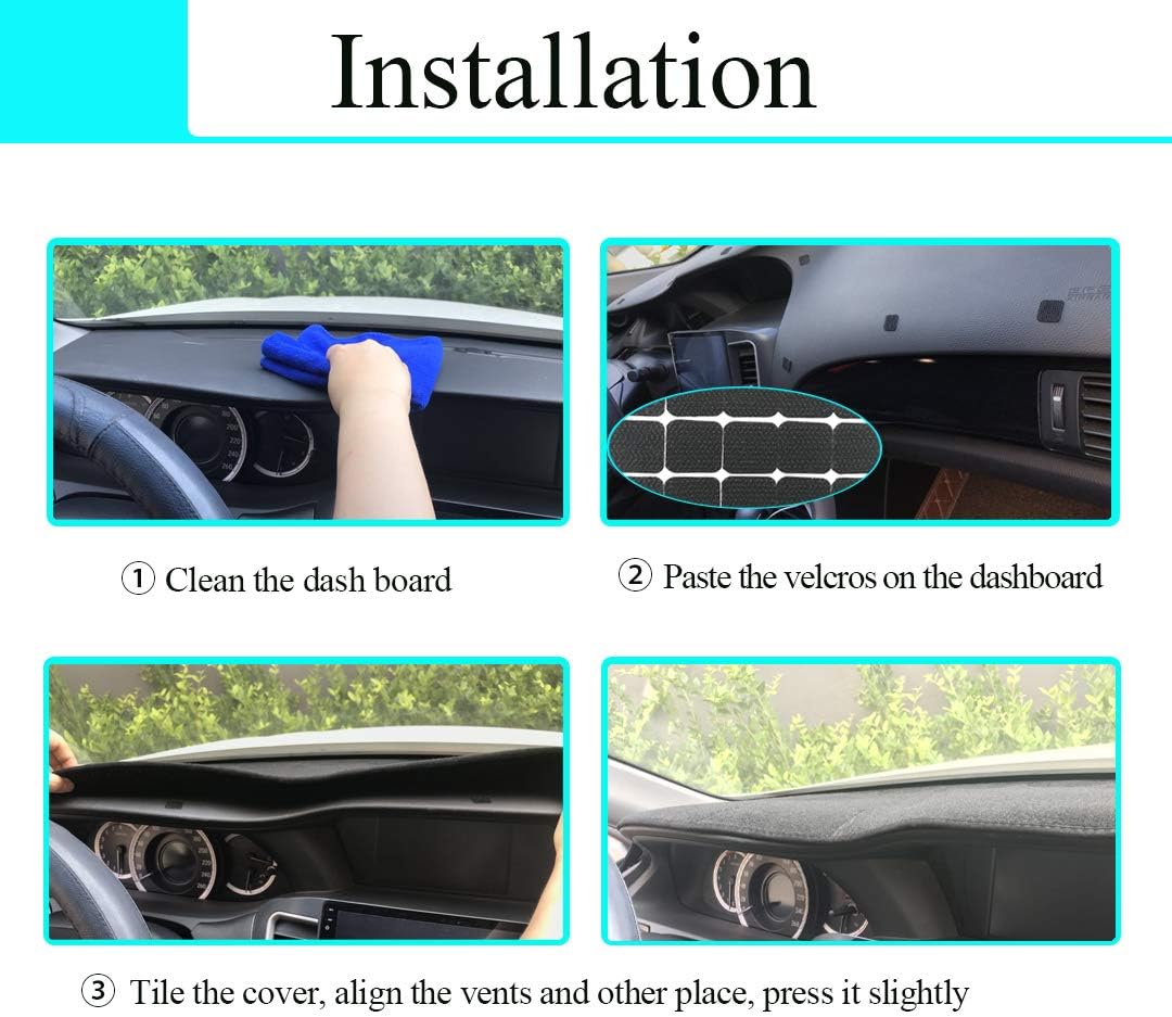 Yiz Dash Cover Mat Pad Fit for Toyota Camry | Custom Dashboard Cover Pad Carpet Protector - Image 6
